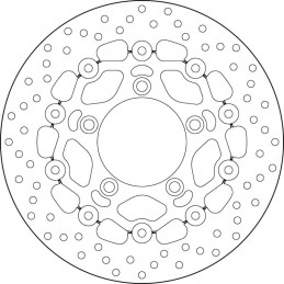 BREMBO Serie Oro Round Floating Brake Disc