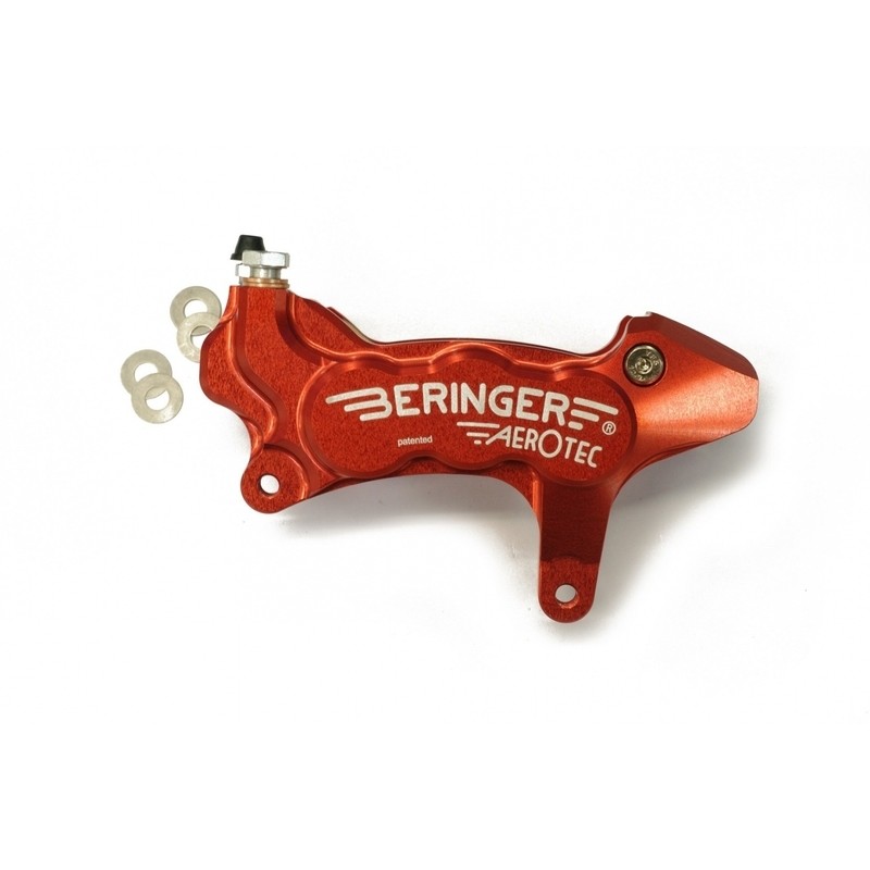 BERINGER Aerotec® Left Axial Brake Caliper 6 Pistons Ø27mm Red