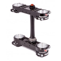 XTRIG ROCS Tech Triple Clamp Black