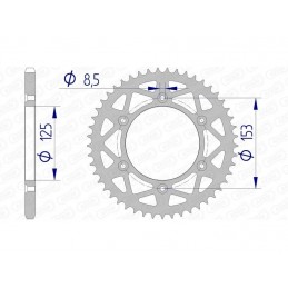 AFAM Aluminium Ultra-Light Rear Sprocket 11212 - 520