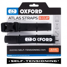 OXFORD Atlas B-Clip 26mm x 2.0M Black (Pair)