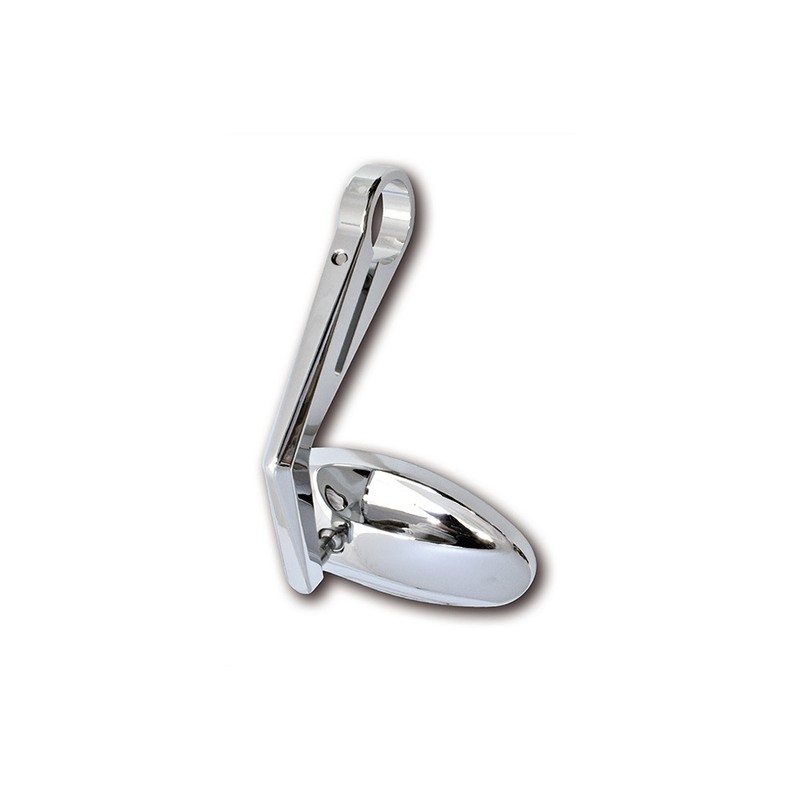 SHIN YO Ferrara Handlebar End Mirror Chrome (1pc)