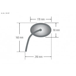 SHIN YO Mirror Ravenna With LED Indicators (pair)