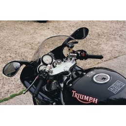 LSL Tour Match Raised Clip-On Bars - Triumph