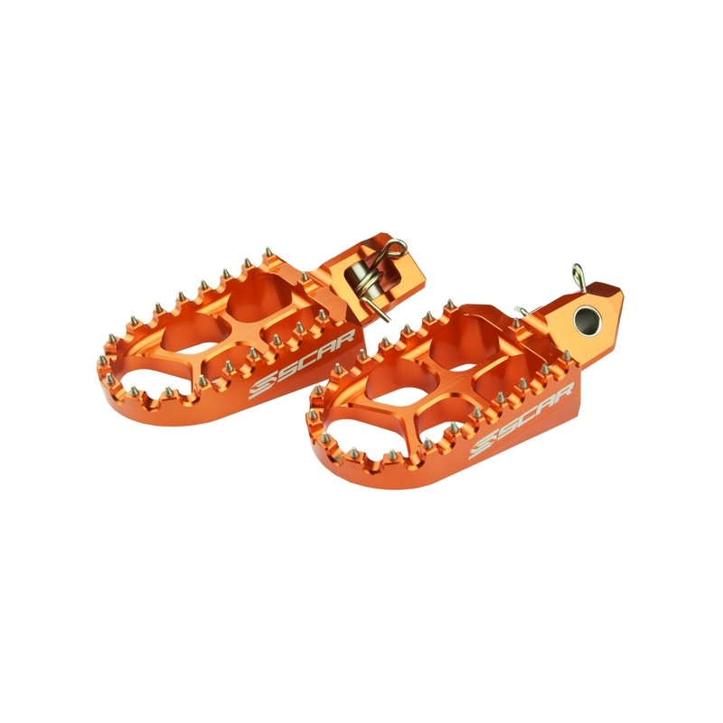 SCAR Evolution Footpegs Orange