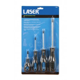 LASER TOOLS JIS Screwdrivers Set - 4 pieces