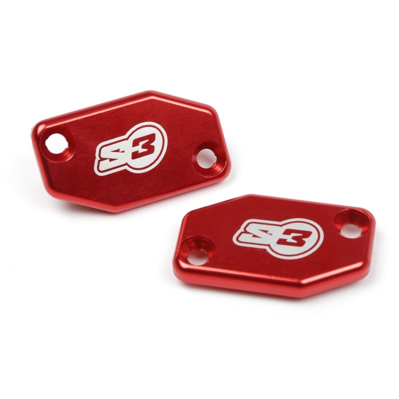 S3 Clutch Master-Cylinder Cover Red Braktec