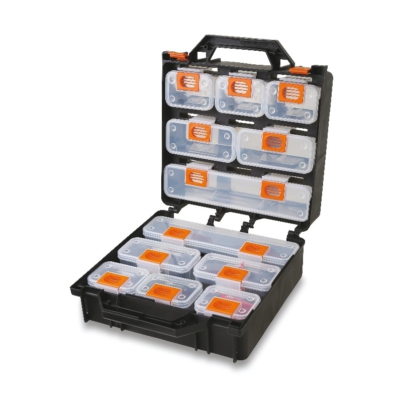 BETA Organizer Tool Case with 12 removable tote-trays