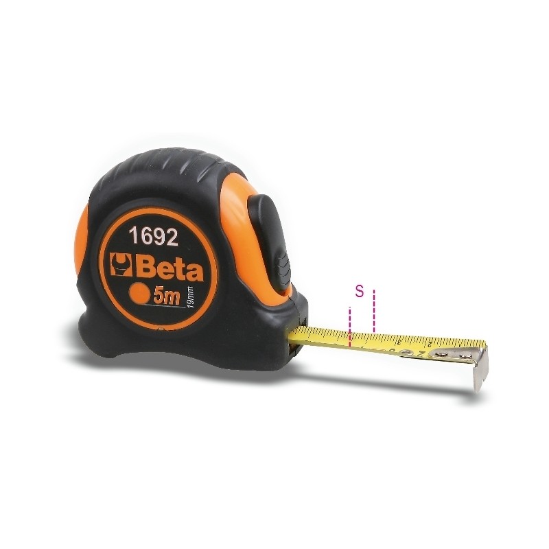 BETA 5m Measuring Tape ABS Casing Steel Tape Precision Class II