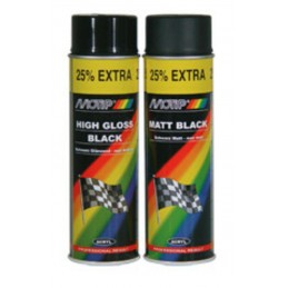 MOTIP Black SatinMatt Basic Paint - Spray 500ml