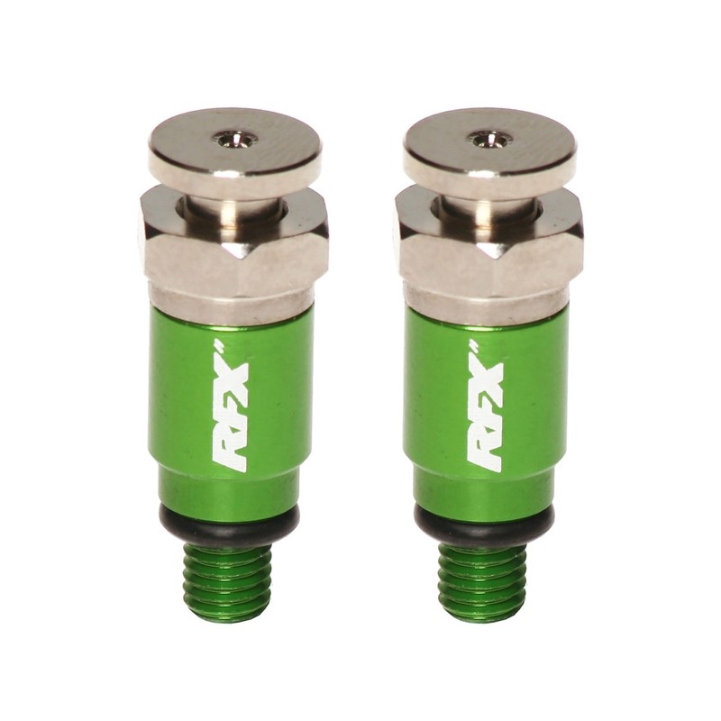 RFX Pro Fork Air Bleeders M5x0.8 (Green) Kayaba/Showa