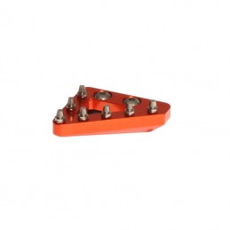 RFX Pro Replacement CNC Solid Rear Brake Lever Tip (Orange)