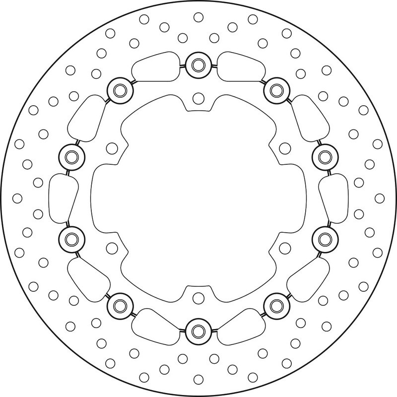 BREMBO Serie Oro Round Floating Brake Disc