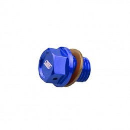 SCAR Magnetic Oil Drain Plug Blue - Yamaha