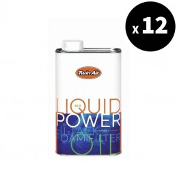 TWIN AIR Bio Liquid Power Foam Filter Oil - Can 1L x12