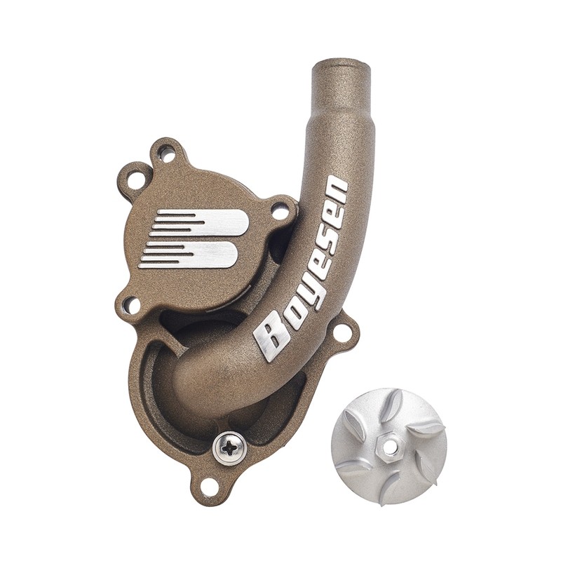 BOYESEN Water pump cover with impeller - Honda CRF450R