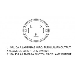 TECNIUM OE flasher relay 3-pole 6V