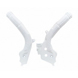 RACETECH Bi-material Frame Guard White