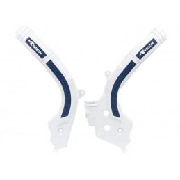 RACETECH Bi-material Frame Guard White/Blue