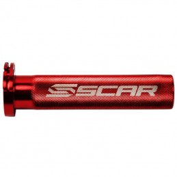 SCAR Throttle Tube Aluminium + Bearing Red