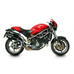 MIVV GP Carbon Double Slip-On Ducati Monster 800 S2R