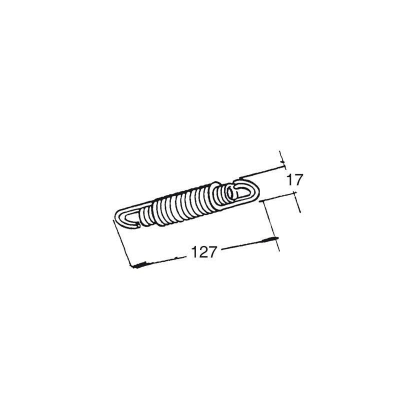 BUZZETTI Set of 5 double springs 127x17mm for central stand