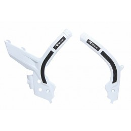 RACETECH Bi-material Frame Guard White/Black