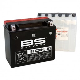 BS BATTERY Battery Maintenance Free with Acid Pack - BTX20HL-BS