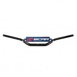 SCAR Low Handlebar Black/Dark Blue Pad