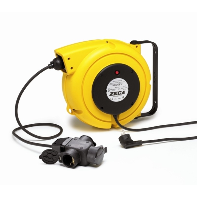 ZECA Retractable Cable Reel 15m