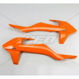 UFO Radiator Covers Black KTM