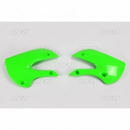 UFO Radiator Covers Green Kawasaki KX65/KLX110