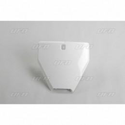 UFO Front Number Plate White Husqvarna FC