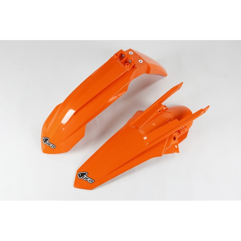 Front & Rear Fender Kit UFO OEM Color Orange KTM