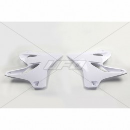 UFO Radiator Covers White Yamaha YZ125/250