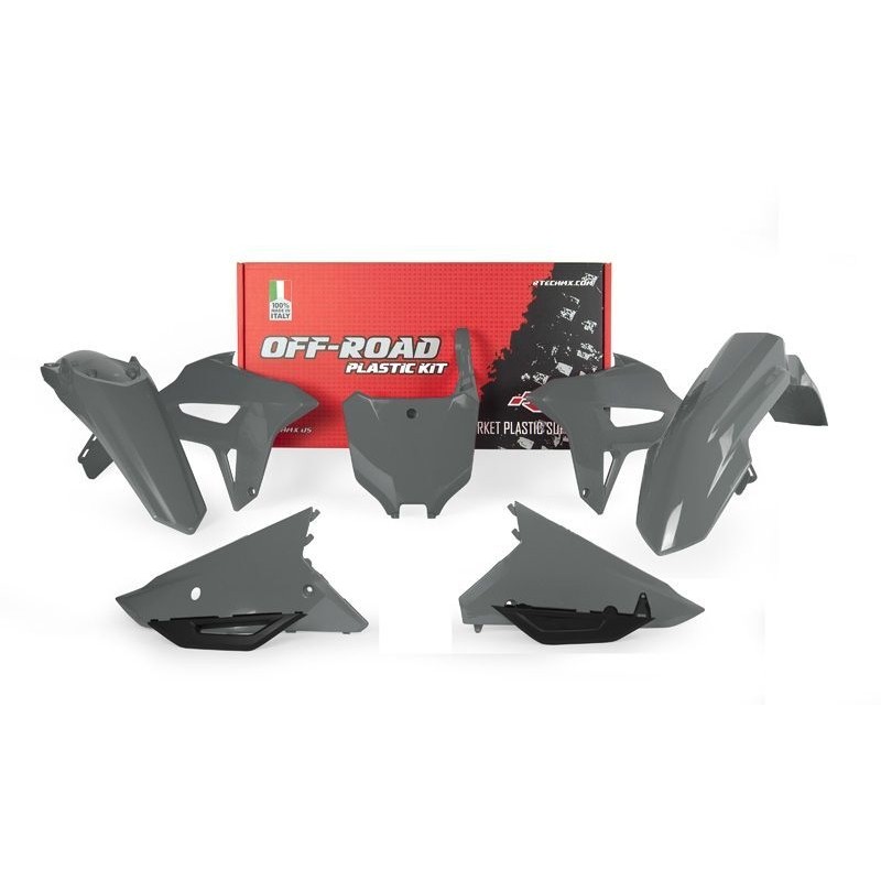 RACETECH Plastics Kit Quantum Grey - Honda CRF450R