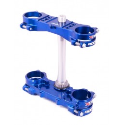 XTRIG ROCS Tech Triple Clamp Blue 25mm offset Yamaha YZ250