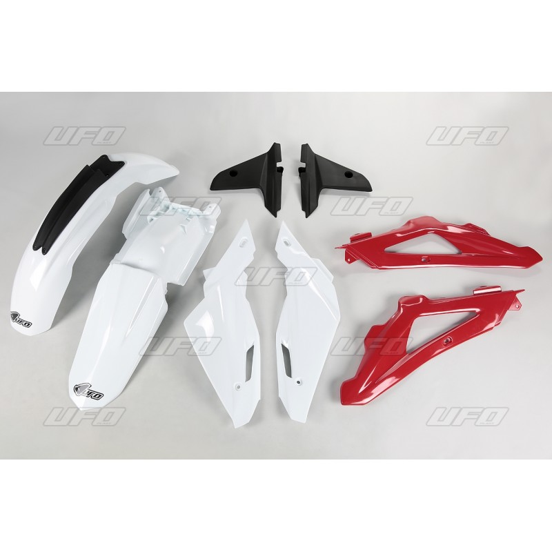 UFO Plastic Kit OEM Color White/Red/Grey Husqvarna TC250