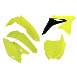 RACETECH Plastic Kit Neon Yellow Suzuki RM-Z250