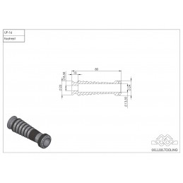 GILLES TOOLING Sport Footpegs Silver Kawasaki