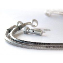 SPEEDBRAKES Aviation Brake Hose Carbon/Titanium Banjo