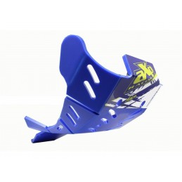 AXP Enduro Xtrem HDPE Skid Plate Blue Sheco