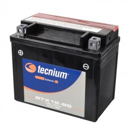 TECNIUM Battery Maintenance Free with Acid Pack - BTX12-BS