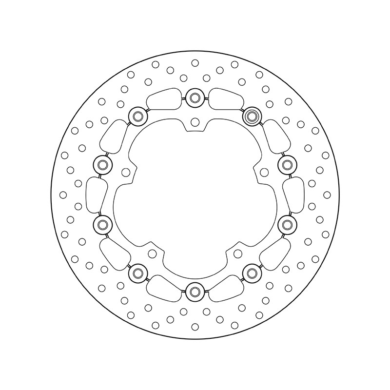 BREMBO Oro Semi-Floating Brake Disc - 78B40849