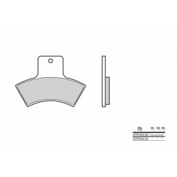 BREMBO Off-Road Sintered Metal Brake pads - 07PO04SD