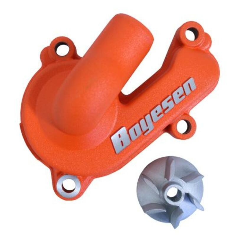 BOYESEN Water pump cover with impeller - KTM