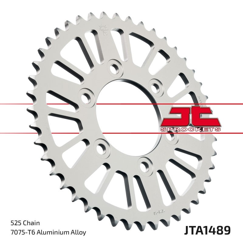 JT SPROCKETS Aluminium Ultra-Light Rear Sprocket 1489 - 525