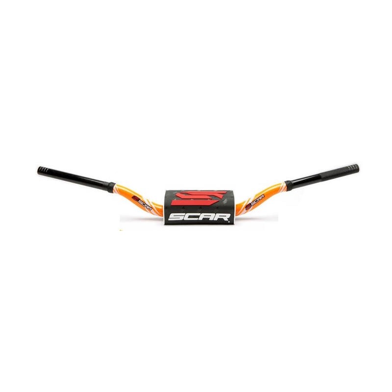 SCAR O² 28.6mm RC Mini 65/85 High Handlebar - Graphic Colour Orange