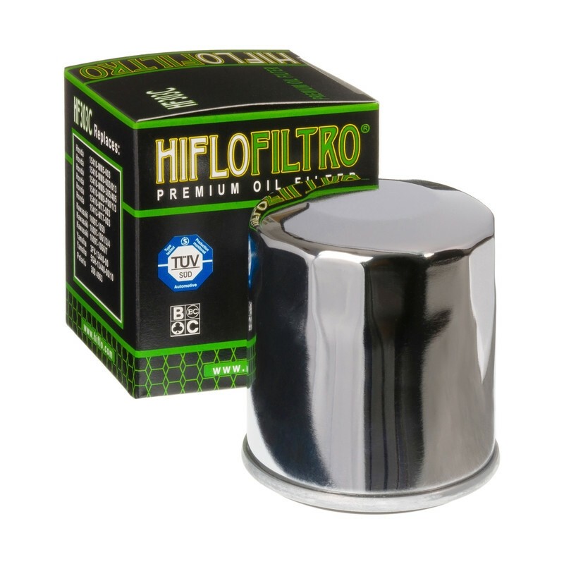 HIFLOFILTRO Oil Filter Chrome - HF303C