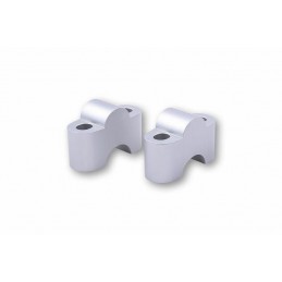 LSL Bar Mounts Ø22,2mm +25mm Silver